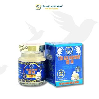 YẾN SÀO BESTNEST HỘI AN - HŨ YẾN CHƯNG SẴN ĐƯỜNG ĂN KIÊNG 18% - HŨ 70ML