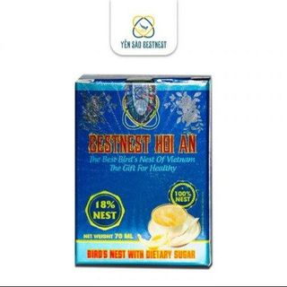YẾN SÀO BESTNEST HỘI AN - HŨ YẾN CHƯNG SẴN ĐƯỜNG ĂN KIÊNG 18% - HŨ 70ML