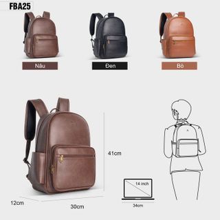 BALO DA CÔNG SỞ CAO CẤP UNISEX FADODA FBA25-FADODA