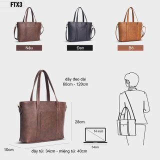 TÚI XÁCH NỮ THỜI TRANG ĐA NĂNG FTX3 - FADODA