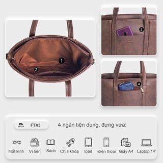 TÚI XÁCH NỮ THỜI TRANG ĐA NĂNG FTX3 - FADODA