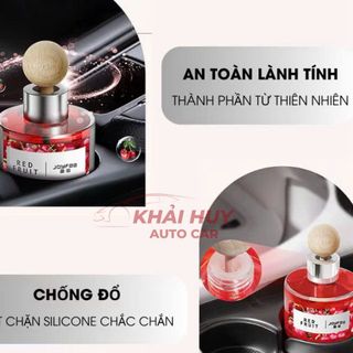 ( BÁN SỈ) Nước Hoa Ô Tô Aroma 120ml Nắp Gỗ Cao Cấp – Tinh Dầu Thơm Phòng, 4 Mùi Hoa Quả, Lưu Hương Lâu