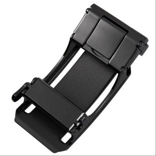 THẮT LƯNG NAM DA BÒ THẬT FADODA FMT12 MẶT ĐEN PHỐI BẠC- FADODA
