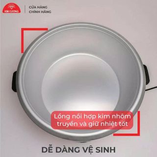 NỒI CƠM ĐIỆN KIM CƯƠNG NẮP RỜI 5,6 Lít