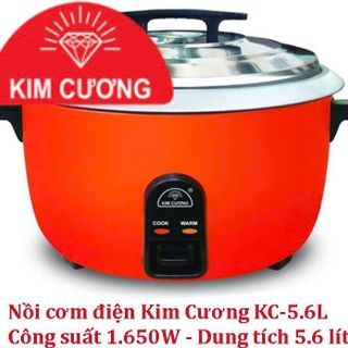 NỒI CƠM ĐIỆN KIM CƯƠNG NẮP RỜI 5,6 Lít