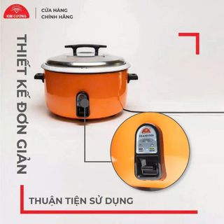 NỒI CƠM ĐIỆN KIM CƯƠNG NẮP RỜI 5,6 Lít