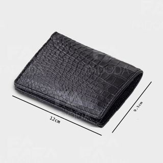 VÍ ĐỨNG DA CÁ SẤU THẬT SP-FCW01B VÙNG VÂN BỤNG DA CÁ SẤU - FADODA