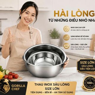 THAU INOX SÂU LÒNG SIZE LỚN 38cm (T100)