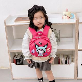 Ba Lô KUROMI Cho Bé Gái Mẫu Giáo – Hoạt Hình Đáng Yêu, Đựng Đồ Tiện Lợi AT10