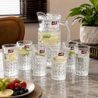 BỘ BÌNH THUỶ TINH KÈM 6 LY DELI YZH-33L7 (T6)