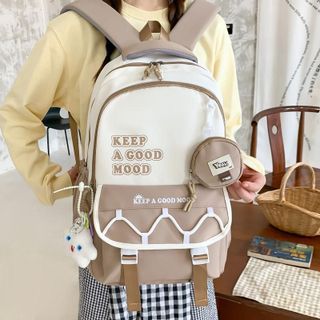 Ba Lô Sinh Viên Dung Tích Lớn Mẫu Mới – Phong Cách Basic Hiện Đại AT8