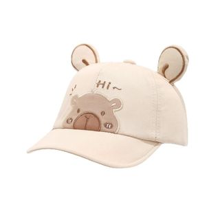 Mũ Lưỡi Trai Hoạt Hình Có Tai Gấu Cho Trẻ Em – Dễ Thương, Che Nắng, Hoạt Động Ngoài Trời AB54