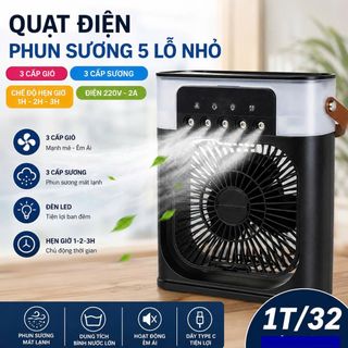 QUẠT PHUN SƯƠNG 5 LỖ 3 CHẾ ĐỘ LOẠI NHỎ (T32)