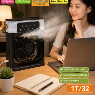 QUẠT PHUN SƯƠNG 5 LỖ 3 CHẾ ĐỘ LOẠI NHỎ (T32)