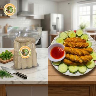 Xúc Xích Nhà Làm – Hương Vị Thủ Công Từ Thịt Tươi