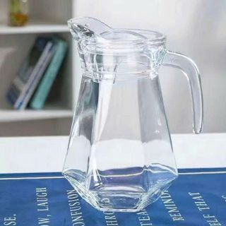 BÌNH NƯỚC THỦY TINH LỤC GIÁC DELI 1,3L EH1028 (T12)