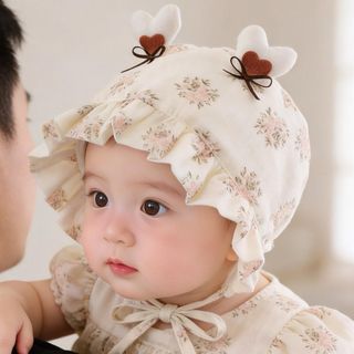 Mũ Bé Gái Kiểu Công Chúa Mỏng Nhẹ – Che Nắng, Bảo Vệ Thóp, Đội Xuân Hè Thu Thoáng Mát AB44