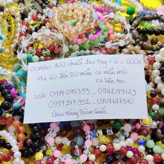 Vong tay chuoi deo tay vong hat deo tay phong thuy gia sale 6k nhiều mẫu ne