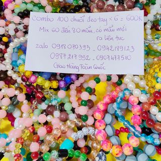 Vòng chuỗi đeo tay giá rẻ 6k nhiều mẫu mix nha