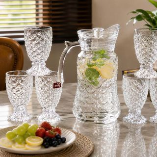 BỘ BÌNH THUỶ TINH KÈM 6 LY DELI YZH-34L7 (T6)