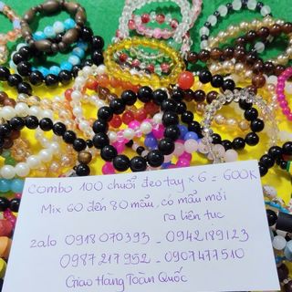 Chuoi hat deo tay vong deo tay phong thủy nhieu mẫu