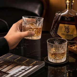 BỘ 6 LY THUỶ TINH WISHKY 218ML DELI KB037-1 (T12)