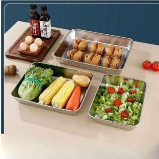 KHAY INOX ĐỰNG THỰC PHẨM