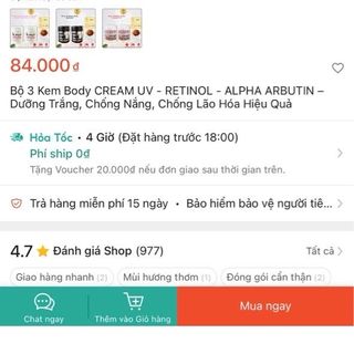 THANH LÝ KEM BODY 600 hủ giá rẻ như cho
