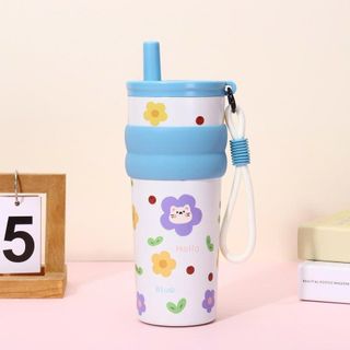 BÌNH GIỮ NHIỆT INOX CAO CẤP CÓ QUAI XÁCH 710ML