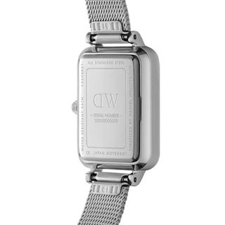 ĐỒNG HỒ NỮ CAO CẤP D WELLINGTON QUARDO DÂY LƯỚI CN BẠC MẶT XÁM FULLBOX