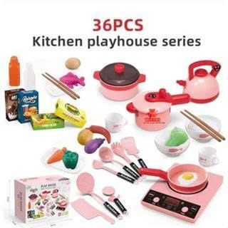 BỘ ĐỒ CHƠI NẤU ĂN 36 MÓN CHO BÉ MẪU MỚI (T36)