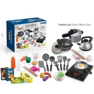 BỘ ĐỒ CHƠI NẤU ĂN 36 MÓN CHO BÉ MẪU MỚI (T36)