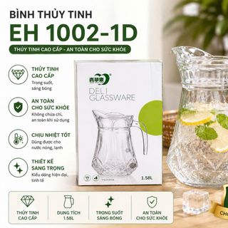 BÌNH NƯỚC THỦY TINH DELI EH1002-1D (T12)