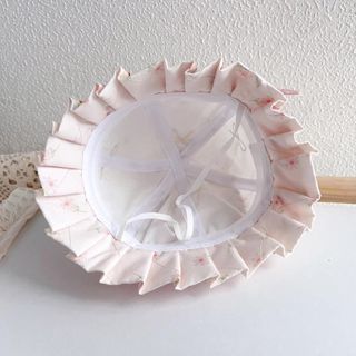 Mũ Công Chúa Dáng Mỏng Cho Bé Gái – Viền Ren, Có Nơ, Thời Trang Mùa Xuân Thu, Chống Nắng AB24