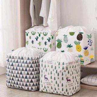 TÚI ĐỰNG CHĂN MÀN QUẦN ÁO DÂY RÚT 100L