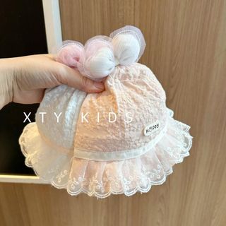 Mũ  Công Chúa Cho Bé Gái – Mỏng Nhẹ, Viền Ren, Chống Nắng Mùa Xuân Hè  AB21