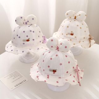 Mũ Ngư Dân Cotton Cho Bé Gái– Mũ Xô Chống Nắng & Chống Gió Mùa Xuân Thu AB20