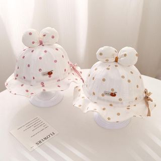 Mũ Ngư Dân Cotton Cho Bé Gái– Mũ Xô Chống Nắng & Chống Gió Mùa Xuân Thu AB20