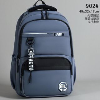 Balo laptop chống nước cao cấp – Balo học sinh sinh viên nhiều ngăn, túi đeo lưng form lớn thời trang nam nữ AT5