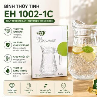 BÌNH NƯỚC THỦY TINH DELI EH 1002-1C (T12)