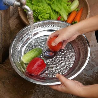 THAU INOX KIM CƯƠNG KIỂU CHÂU ÂU 22cm (T200)