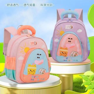 Balo trẻ em họa tiết đáng yêu – Cặp mầm non cho bé trai bé gái, balo nhẹ chống nước đi học siêu xinh AT2