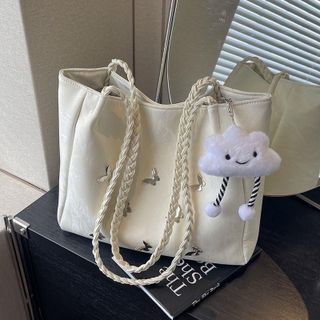 Túi xách đeo vai nữ họa tiết bướm thời trang – Túi tote form lớn phong cách Hàn Quốc, túi xách đi chơi cao cấp AM9
