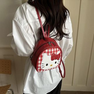 Ba lô mini mèo caro dễ thương – Balo nữ nhỏ gọn phong cách Hàn Quốc, túi xách siêu xinh AM5