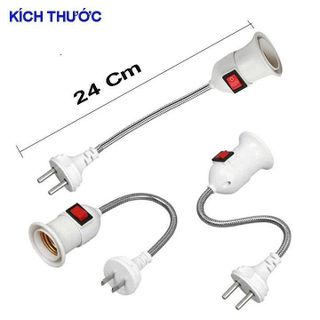 ĐUI ĐÈN LÒ XO CÓ CÔNG TẮC ĐUI E27 (T300)