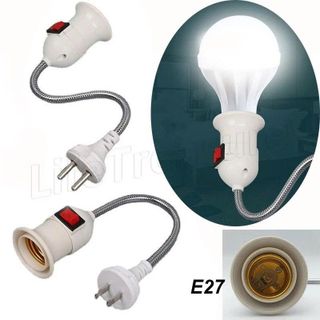 ĐUI ĐÈN LÒ XO CÓ CÔNG TẮC ĐUI E27
