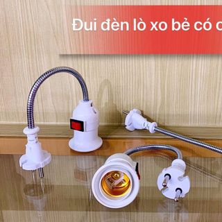 ĐUI ĐÈN LÒ XO CÓ CÔNG TẮC ĐUI E27