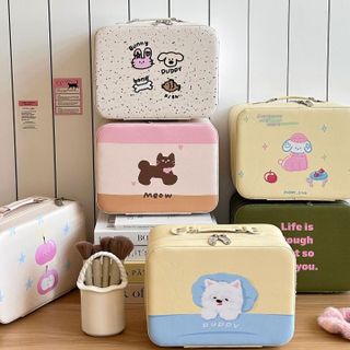 Túi đựng mỹ phẩm mini họa tiết dễ thương – Túi xách nhỏ gọn chống nước, hộp đựng đồ cá nhân du lịch tiện lợi AM2
