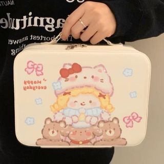 Túi đựng mỹ phẩm mini họa tiết dễ thương – Túi xách nhỏ gọn chống nước, hộp đựng đồ cá nhân du lịch tiện lợi AM2
