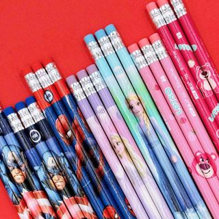 HỘP 30 BÚT CHÌ HOẠ TIẾT HOẠT HÌNH DISNEY